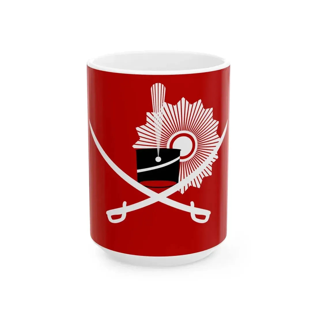 Royal flag of Amanullah Khan (Afghanistan) White Coffee Mug 15oz - Go Mug Yourself