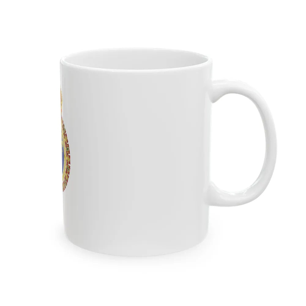 Royal flag of France during the Bourbon Restoration (France) White Coffee Mug - Go Mug Yourself