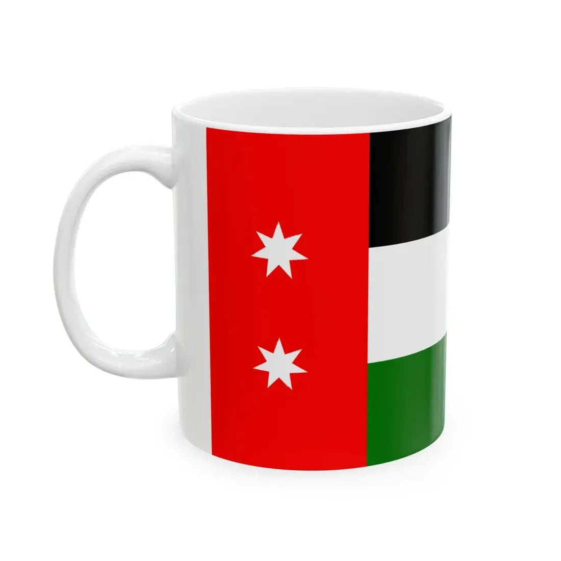 Royal Flag of Iraq 1924-1959 (Iraq) White Coffee Mug - Go Mug Yourself