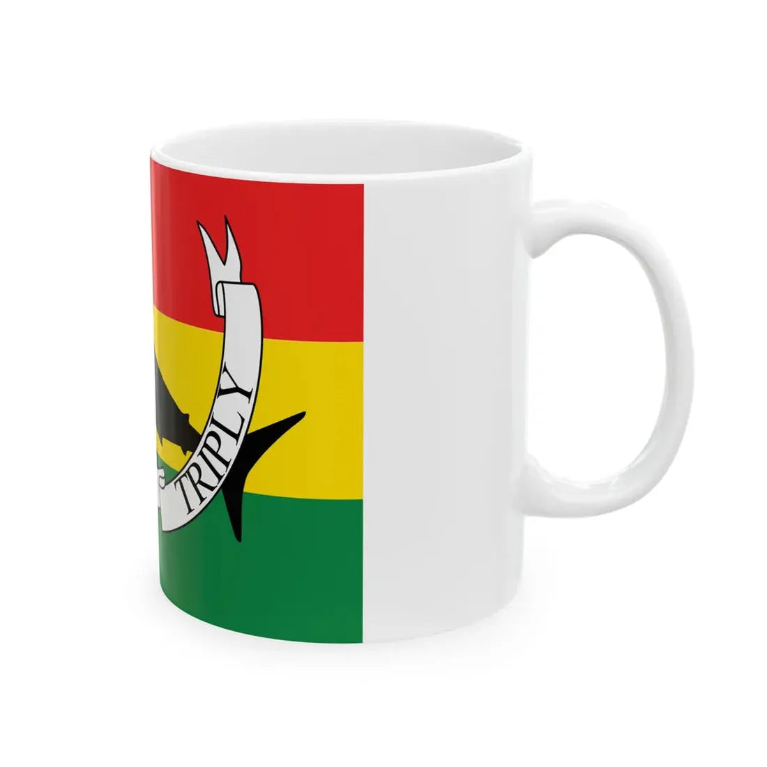Royal Flag of the Kingdom of Abemama c. 1889-1892 (Kiribati) White Coffee Mug - Go Mug Yourself