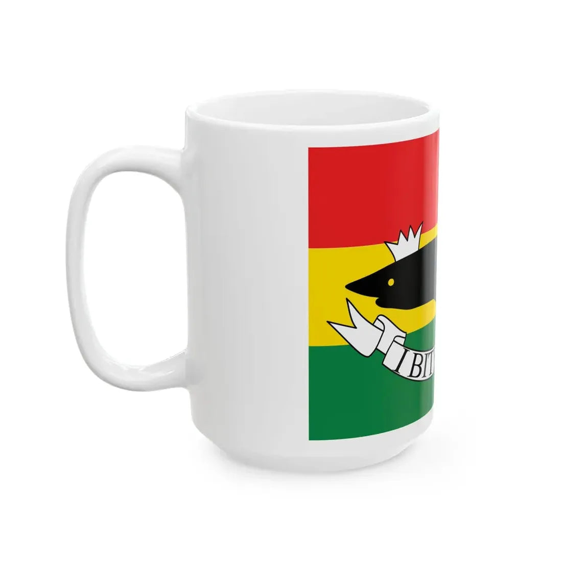 Royal Flag of the Kingdom of Abemama c. 1889-1892 (Kiribati) White Coffee Mug - Go Mug Yourself