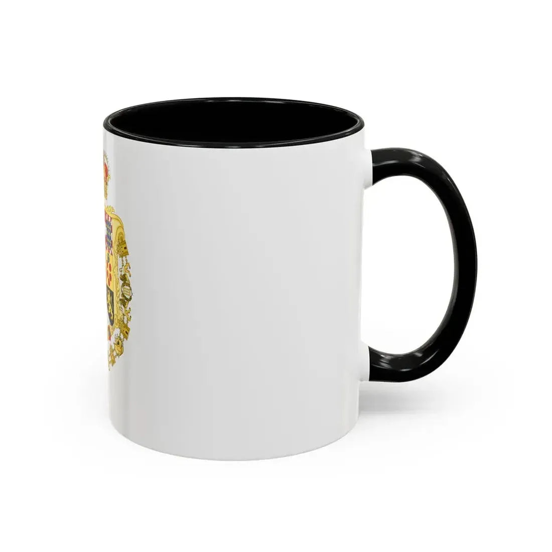 Royal Greater Coat of Arms of Spain (1761-1868 and 1874-1931) - Accent Coffee Mug - Go Mug Yourself