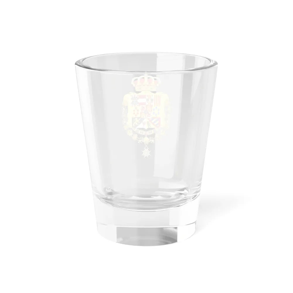 Royal Greater Coat of Arms of Spain (1761-1868 and 1874-1931) - Shot Glass 1.5oz - Go Mug Yourself