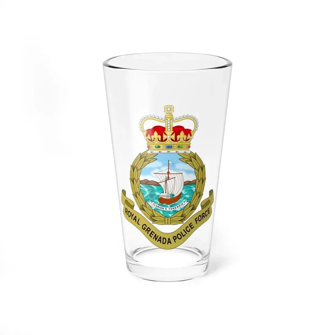 Royal Grenada Police Force - Pint Glass 16oz 16oz - Go Mug Yourself