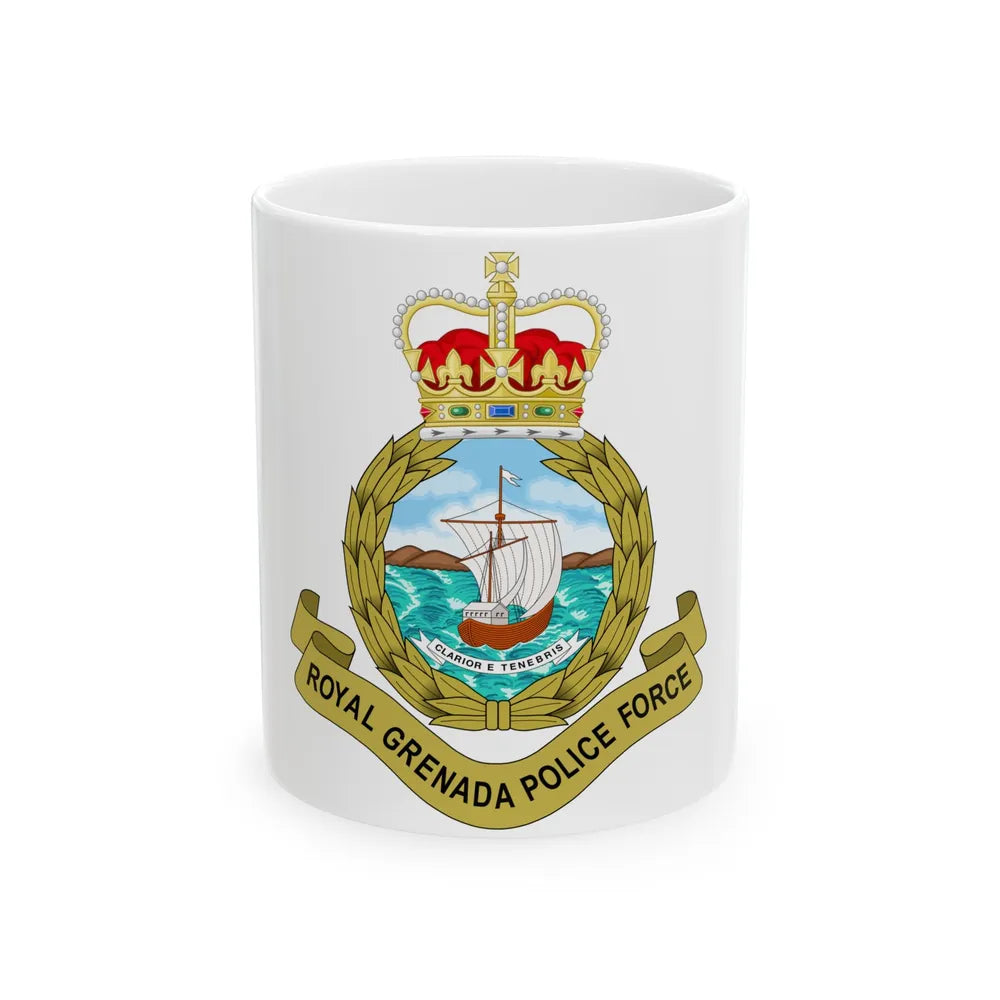 Royal Grenada Police Force - White Coffee Mug 11oz - Go Mug Yourself