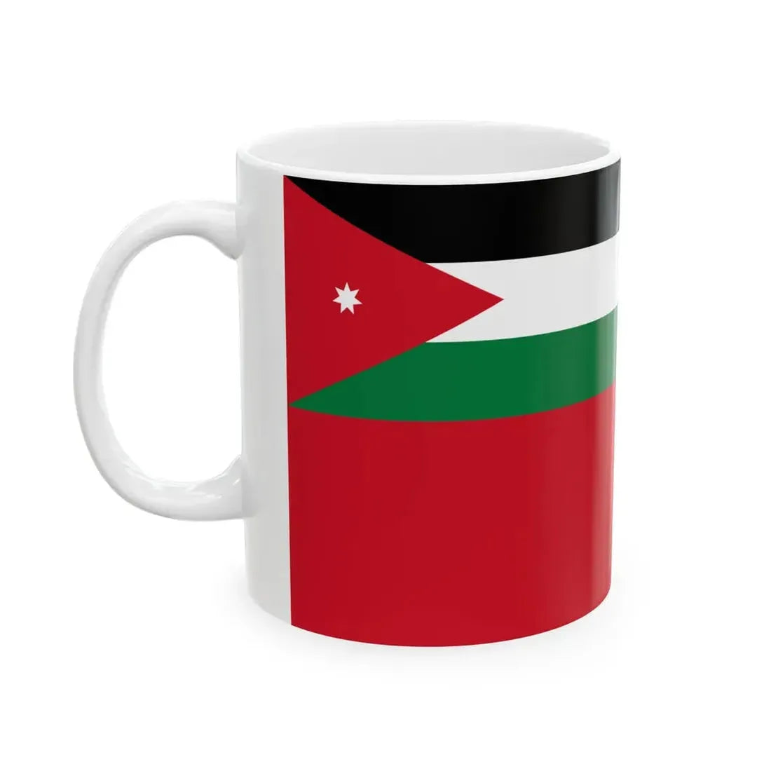 Royal Jordanian Army Flag (Jordan) White Coffee Mug - Go Mug Yourself