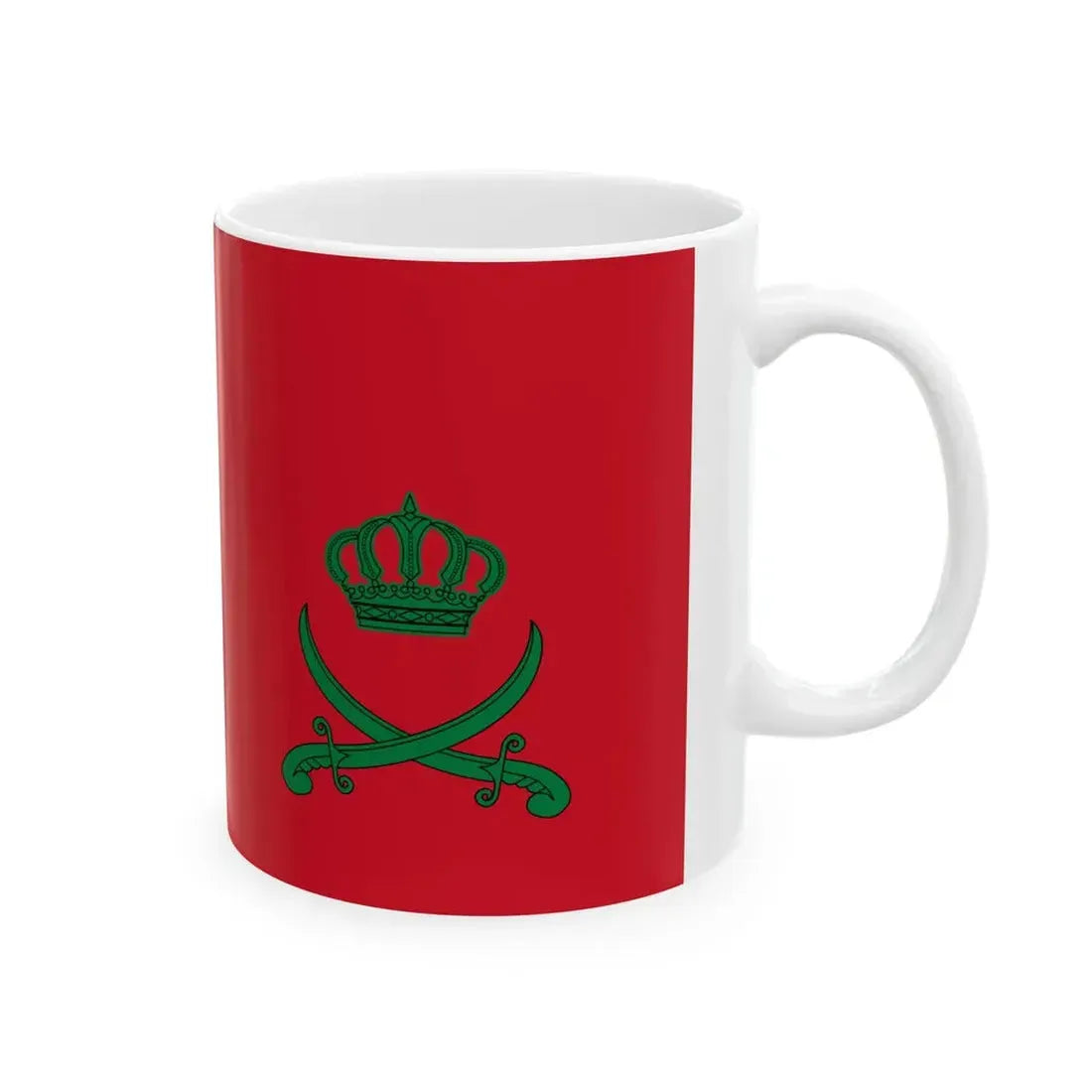 Royal Jordanian Army Flag (Jordan) White Coffee Mug - Go Mug Yourself