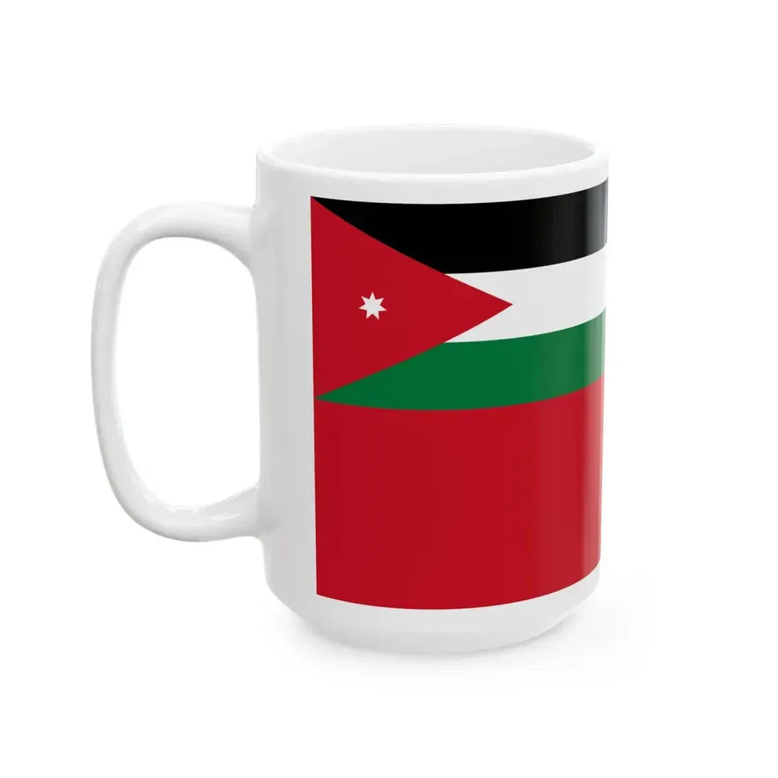 Royal Jordanian Army Flag (Jordan) White Coffee Mug - Go Mug Yourself