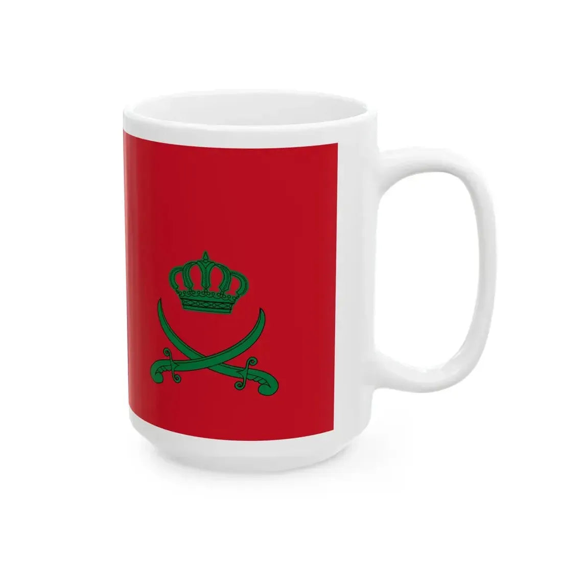 Royal Jordanian Army Flag (Jordan) White Coffee Mug - Go Mug Yourself