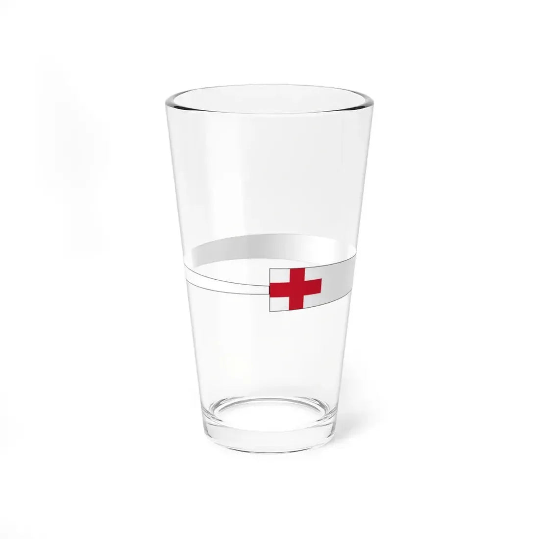 Royal Navy commissioning pennant with outline (Australia) Pint Glass 16oz - Go Mug Yourself