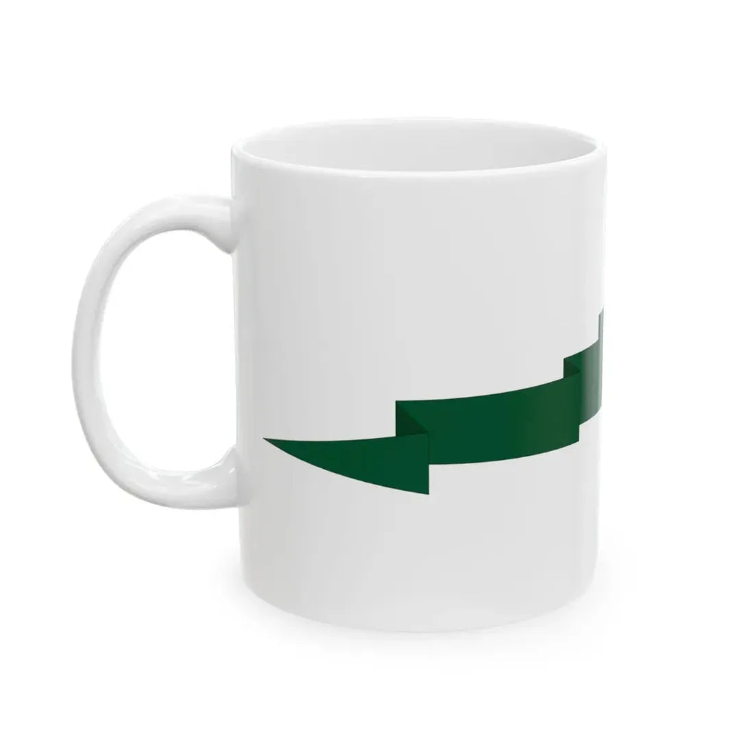 Royal Saudi Navy commissioning pennant (Saudi Arabia) White Coffee Mug - Go Mug Yourself