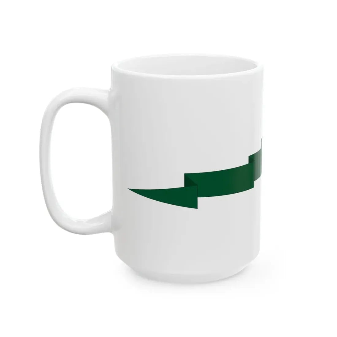 Royal Saudi Navy commissioning pennant (Saudi Arabia) White Coffee Mug - Go Mug Yourself
