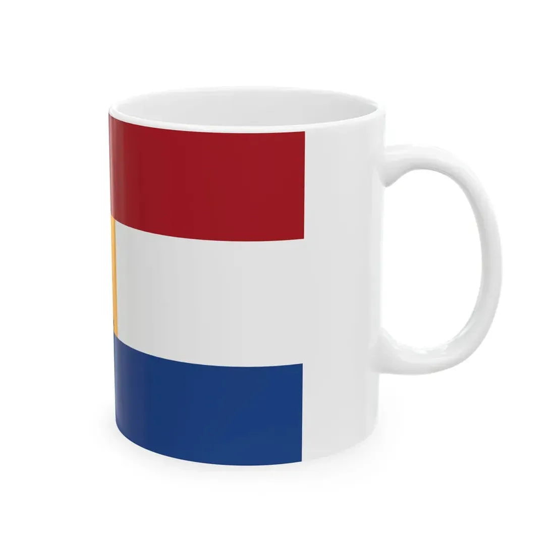 Royal Standard of a Prince of the Netherlands 1815-1908 (Netherlands) White Coffee Mug - Go Mug Yourself