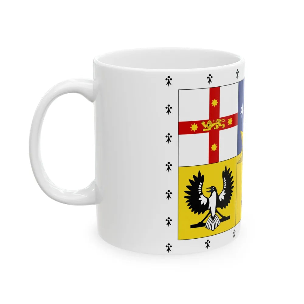 Royal Standard of Australia 1962-2022 31-22 aspect (Australia) White Coffee Mug - Go Mug Yourself