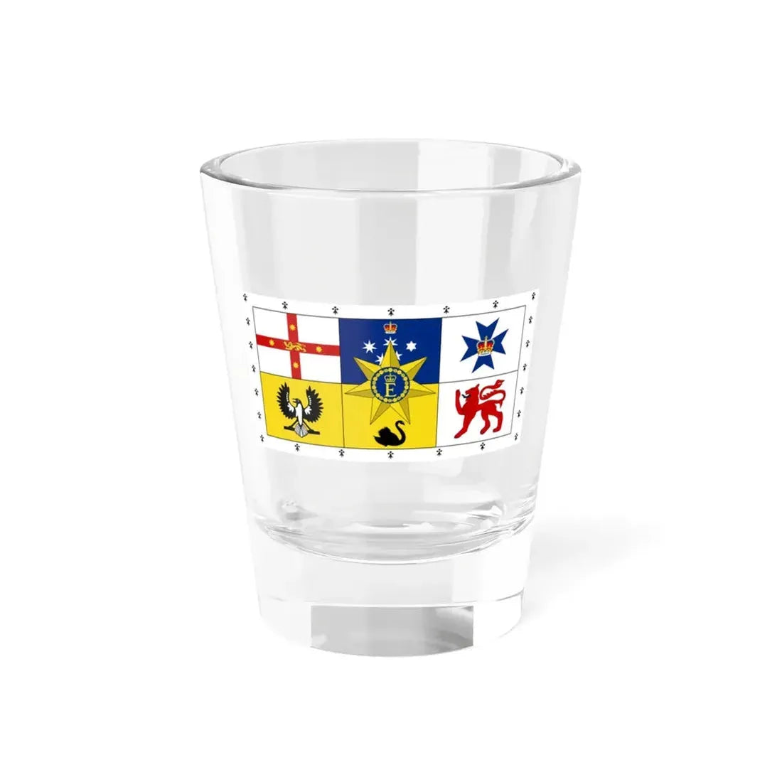 Royal Standard of Australia 1962-2022 (Australia) Shot Glass 1.5oz 1.5oz - Go Mug Yourself