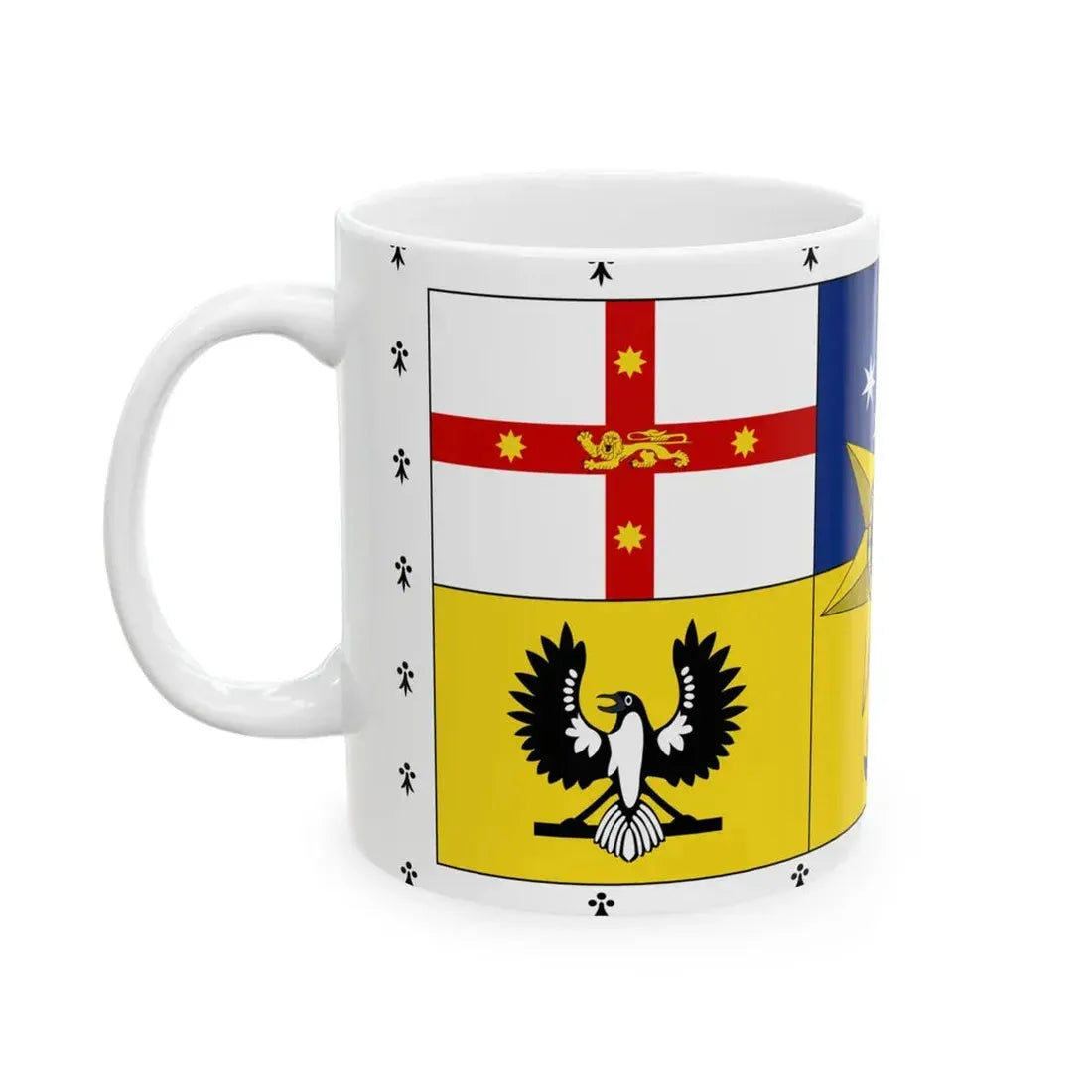 Royal Standard of Australia 1962-2022 (Australia) White Coffee Mug - Go Mug Yourself