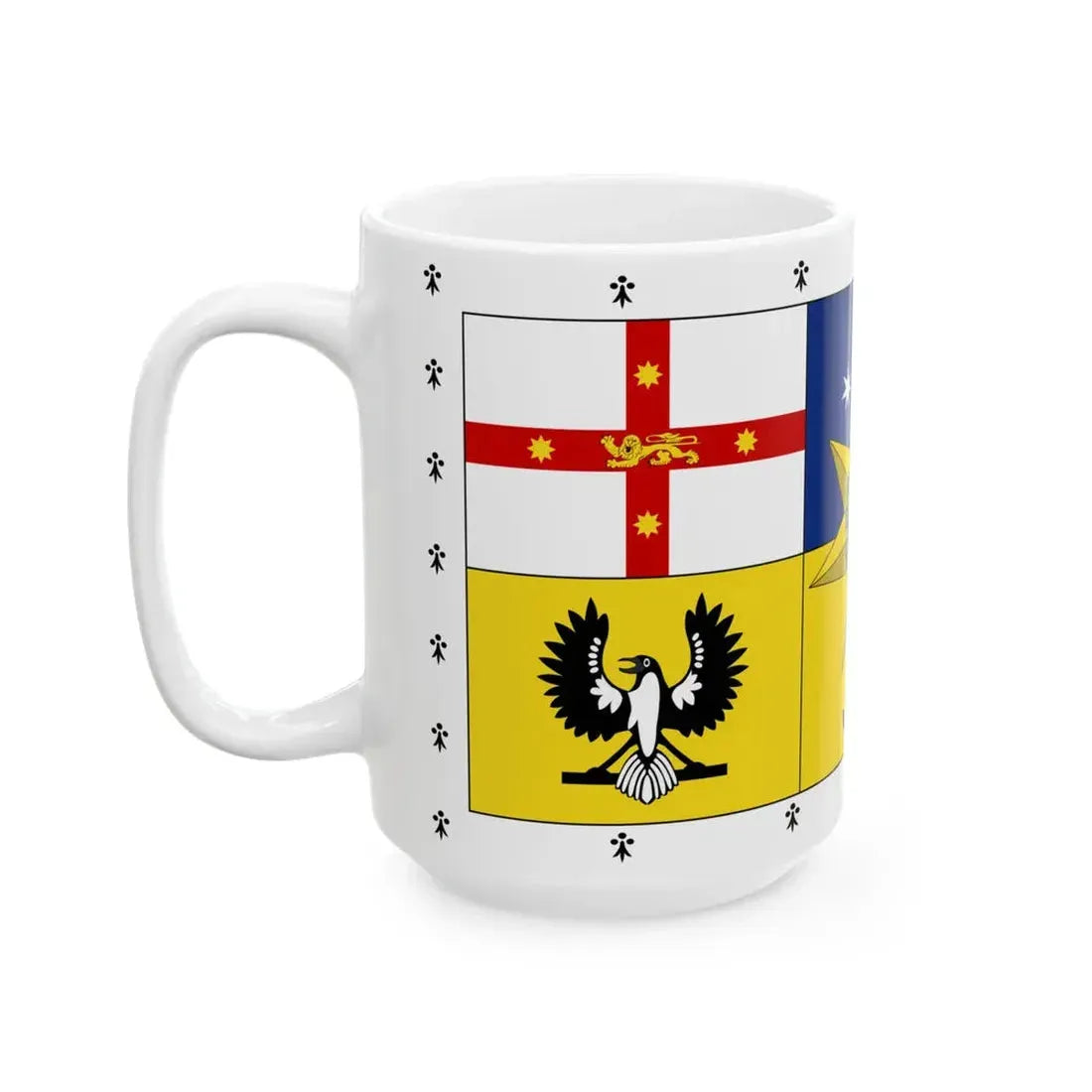 Royal Standard of Australia 1962-2022 (Australia) White Coffee Mug - Go Mug Yourself