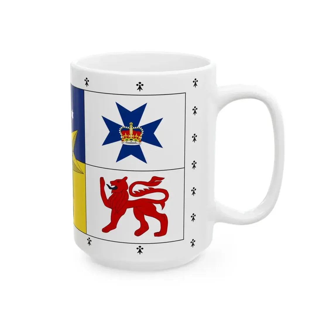 Royal Standard of Australia 1962-2022 (Australia) White Coffee Mug - Go Mug Yourself