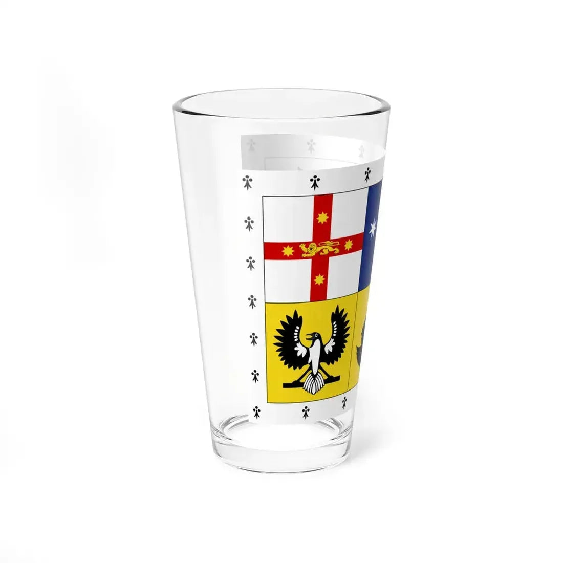 Royal Standard of Australia 31-22 aspect (Australia) Pint Glass 16oz - Go Mug Yourself