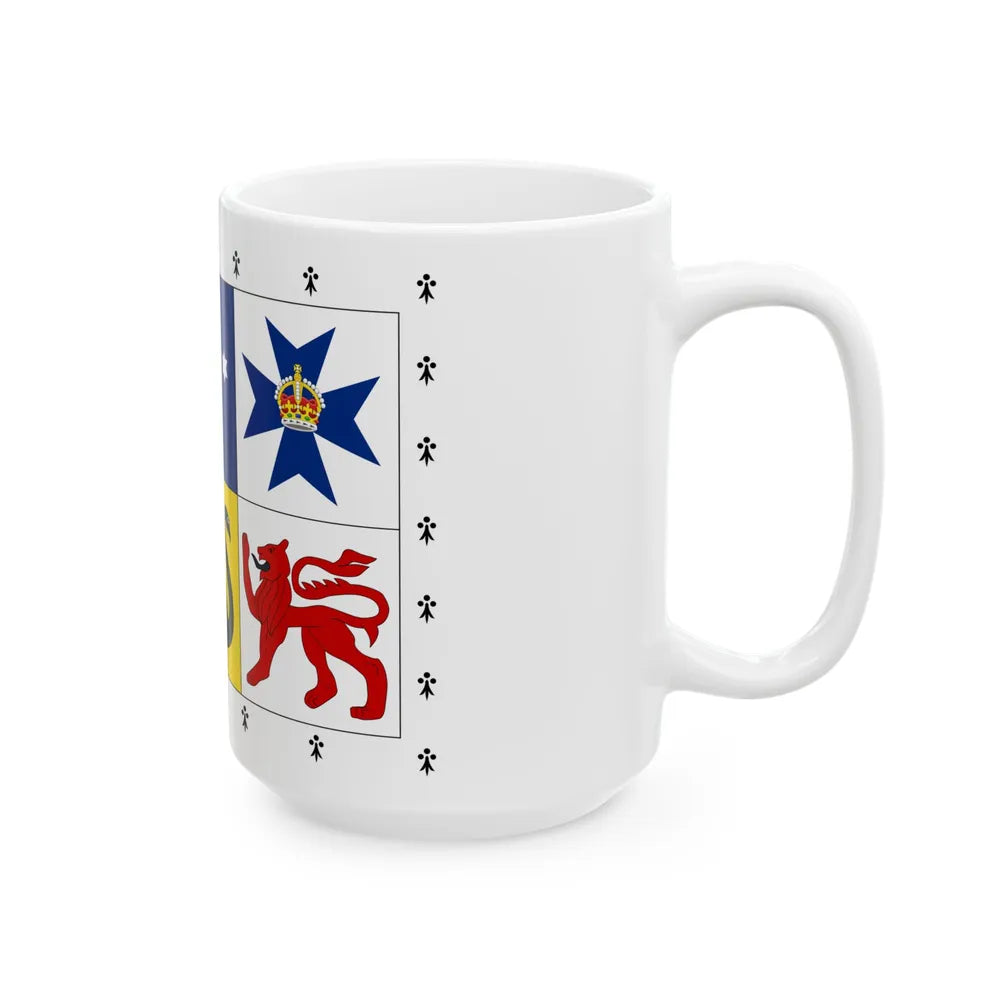 Royal Standard of Australia 31-22 aspect (Australia) White Coffee Mug - Go Mug Yourself