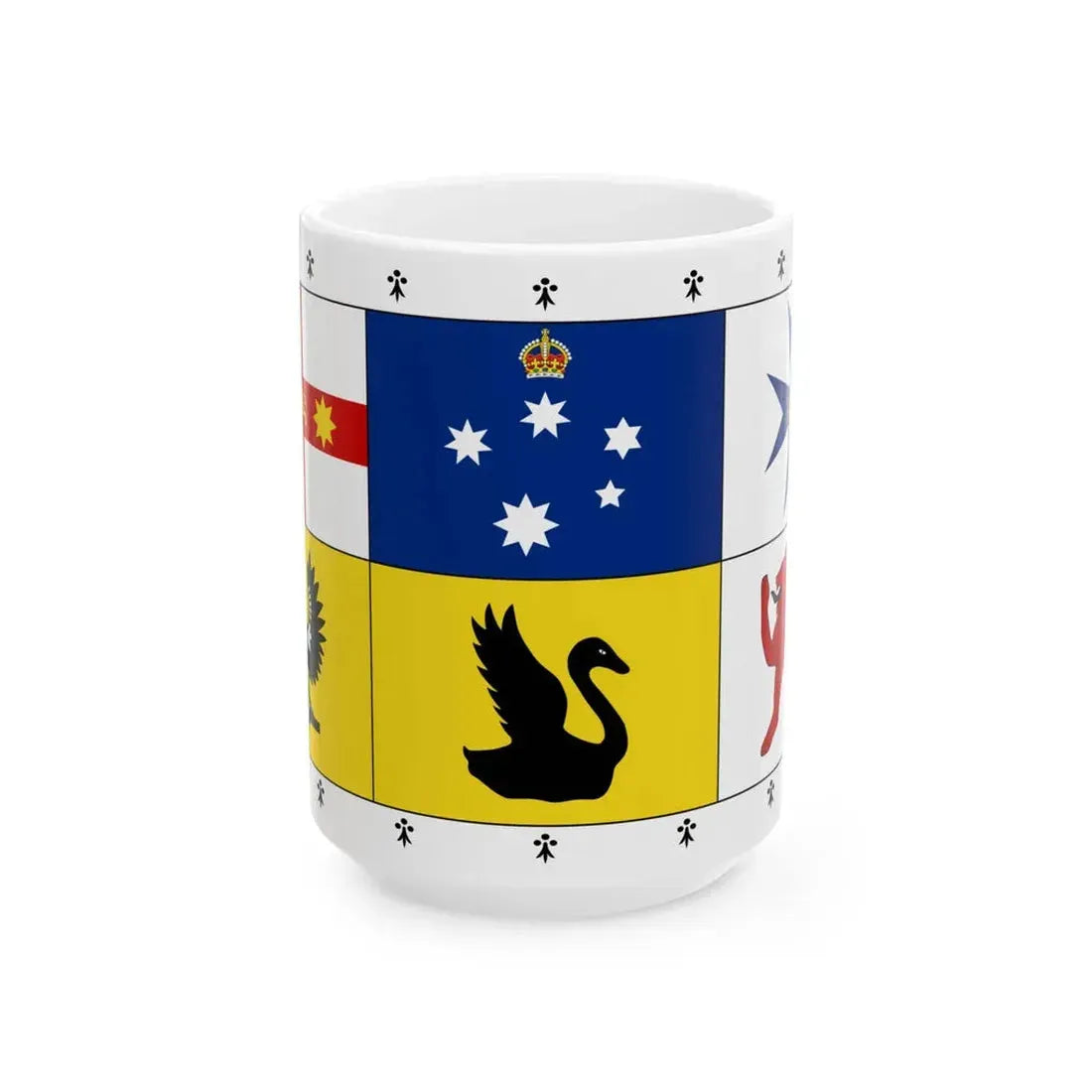 Royal Standard of Australia (Australia) White Coffee Mug 15oz - Go Mug Yourself