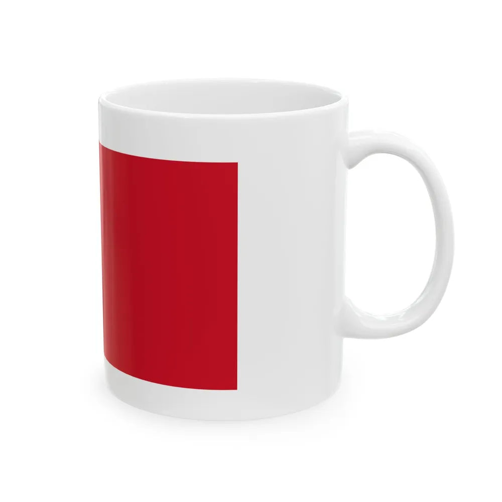 Royal Standard of Bahrain 1932-1972 (Bahrain) White Coffee Mug - Go Mug Yourself