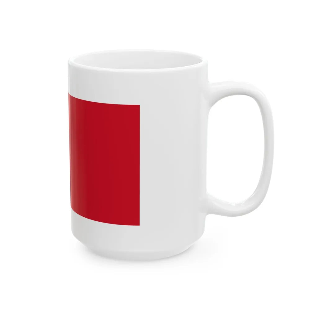 Royal Standard of Bahrain 1932-1972 (Bahrain) White Coffee Mug - Go Mug Yourself