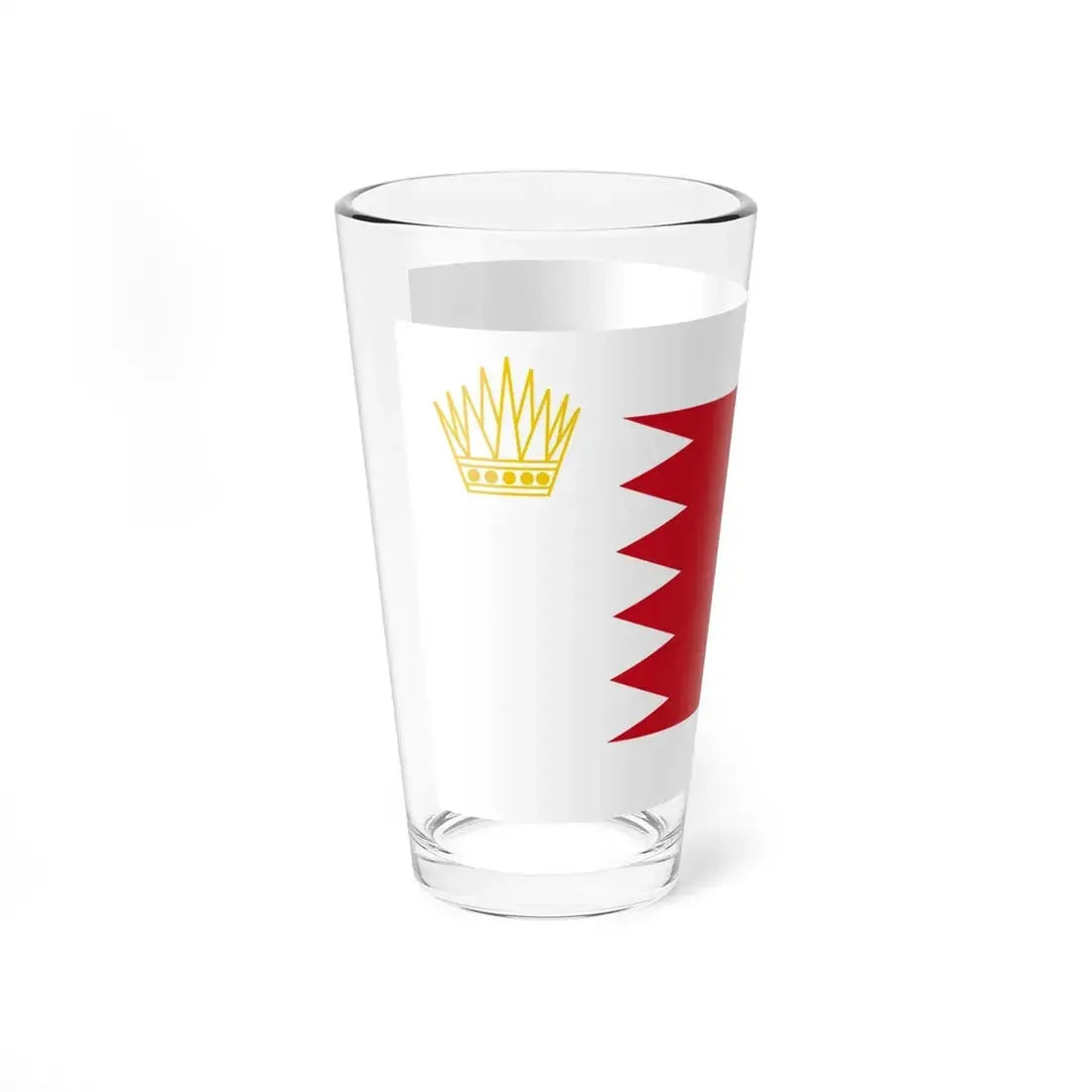 Royal Standard of Bahrain (Bahrain) Pint Glass 16oz - Go Mug Yourself