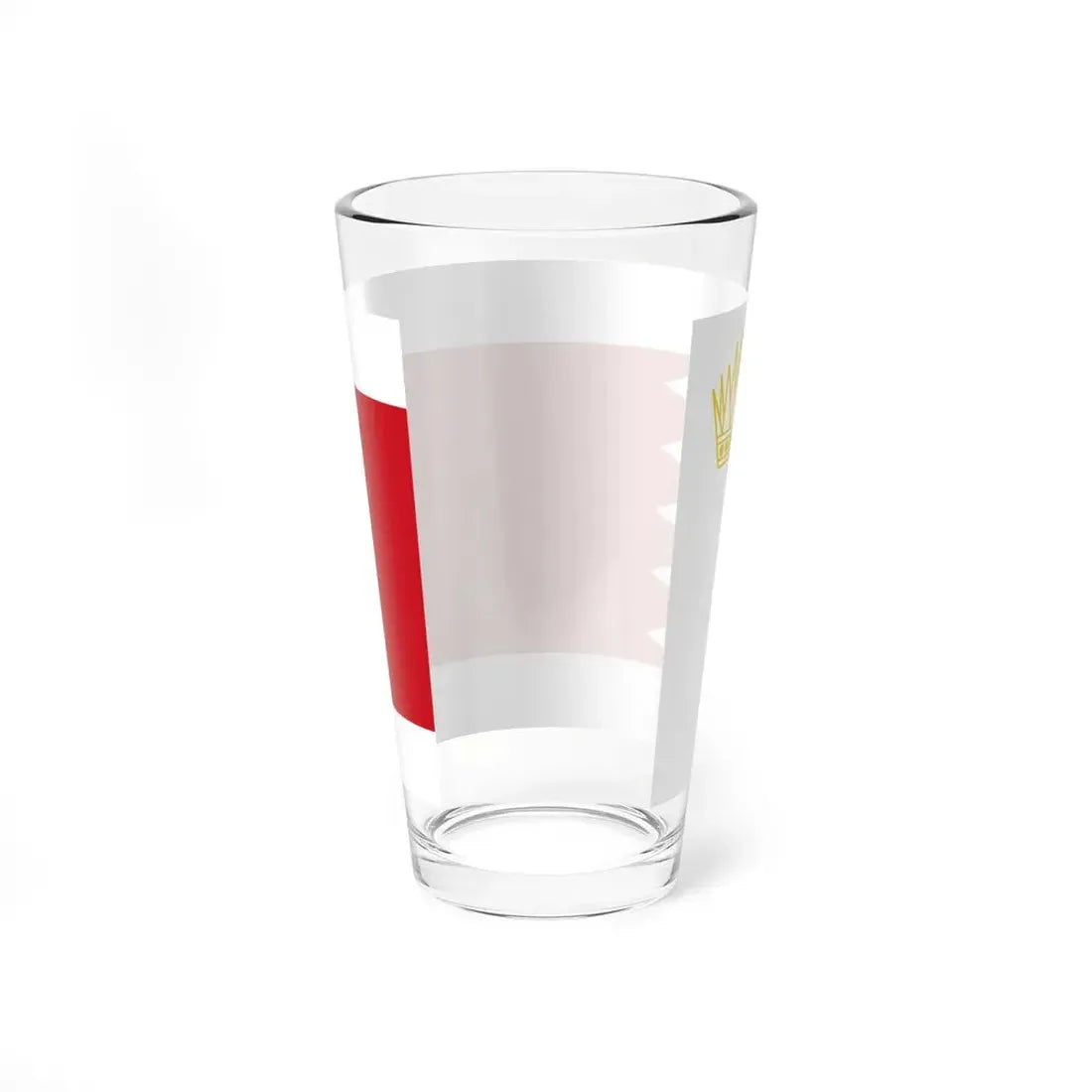 Royal Standard of Bahrain (Bahrain) Pint Glass 16oz - Go Mug Yourself