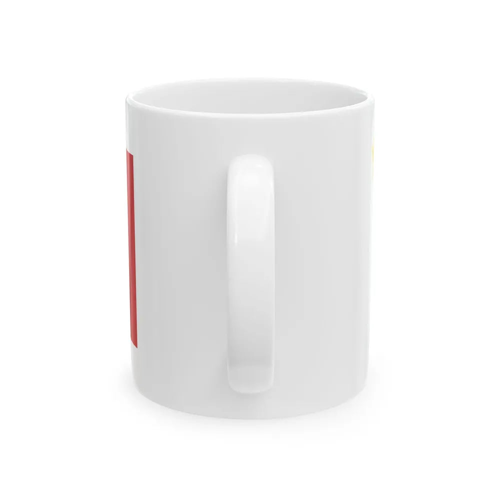 Royal Standard of Bahrain (Bahrain) White Coffee Mug - Go Mug Yourself