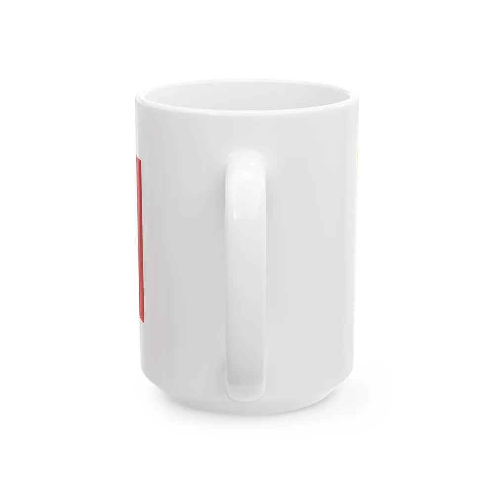 Royal Standard of Bahrain (Bahrain) White Coffee Mug - Go Mug Yourself