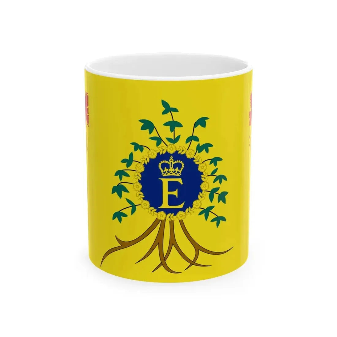 Royal Standard of Barbados 1975-2021 (Barbados) White Coffee Mug 11oz - Go Mug Yourself
