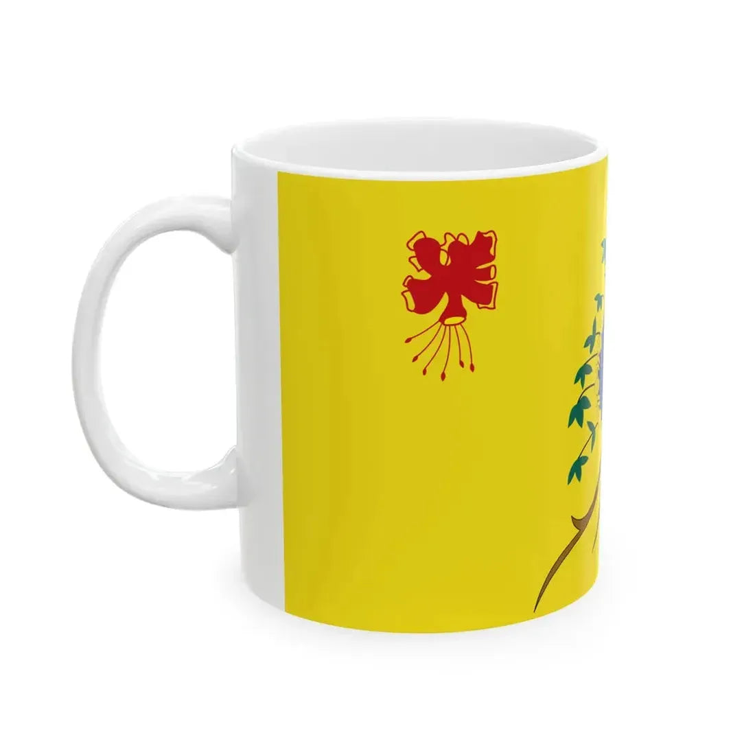 Royal Standard of Barbados 1975-2021 (Barbados) White Coffee Mug - Go Mug Yourself