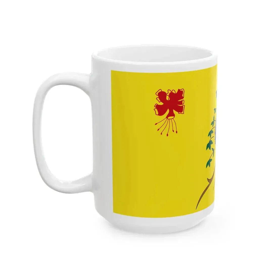 Royal Standard of Barbados 1975-2021 (Barbados) White Coffee Mug - Go Mug Yourself
