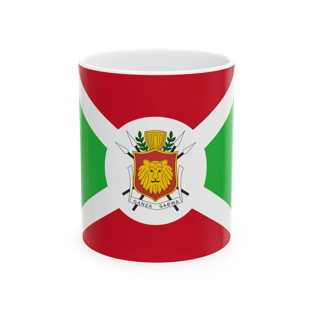 Royal Standard of Burundi 1962-1966 (Burundi) White Coffee Mug 11oz - Go Mug Yourself
