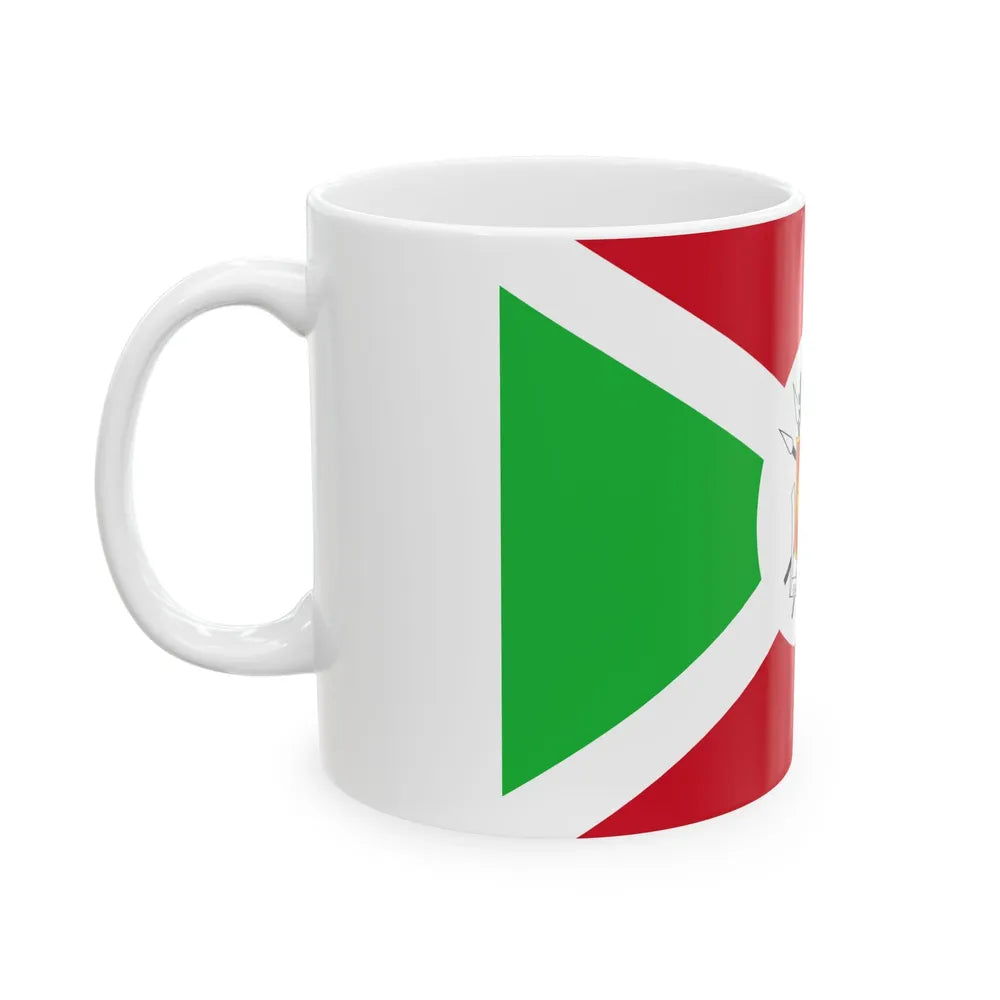 Royal Standard of Burundi 1962-1966 (Burundi) White Coffee Mug - Go Mug Yourself
