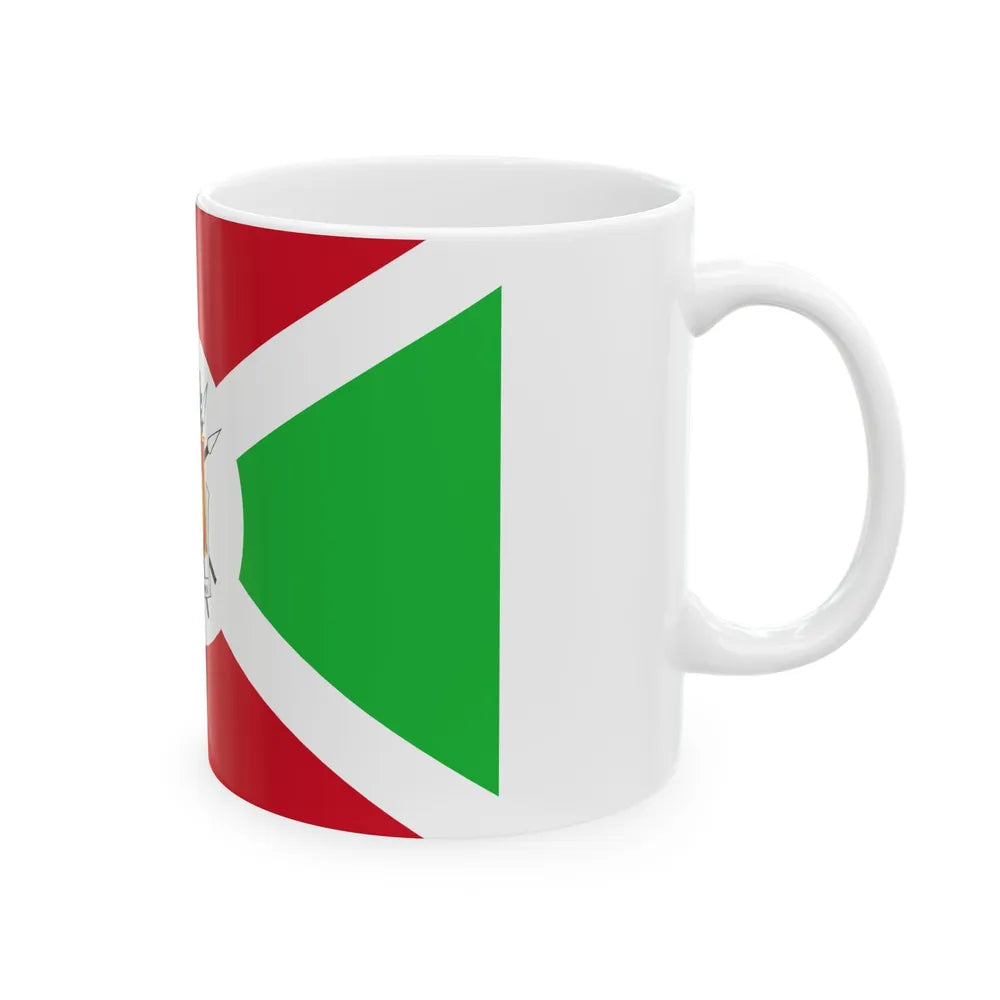 Royal Standard of Burundi 1962-1966 (Burundi) White Coffee Mug - Go Mug Yourself