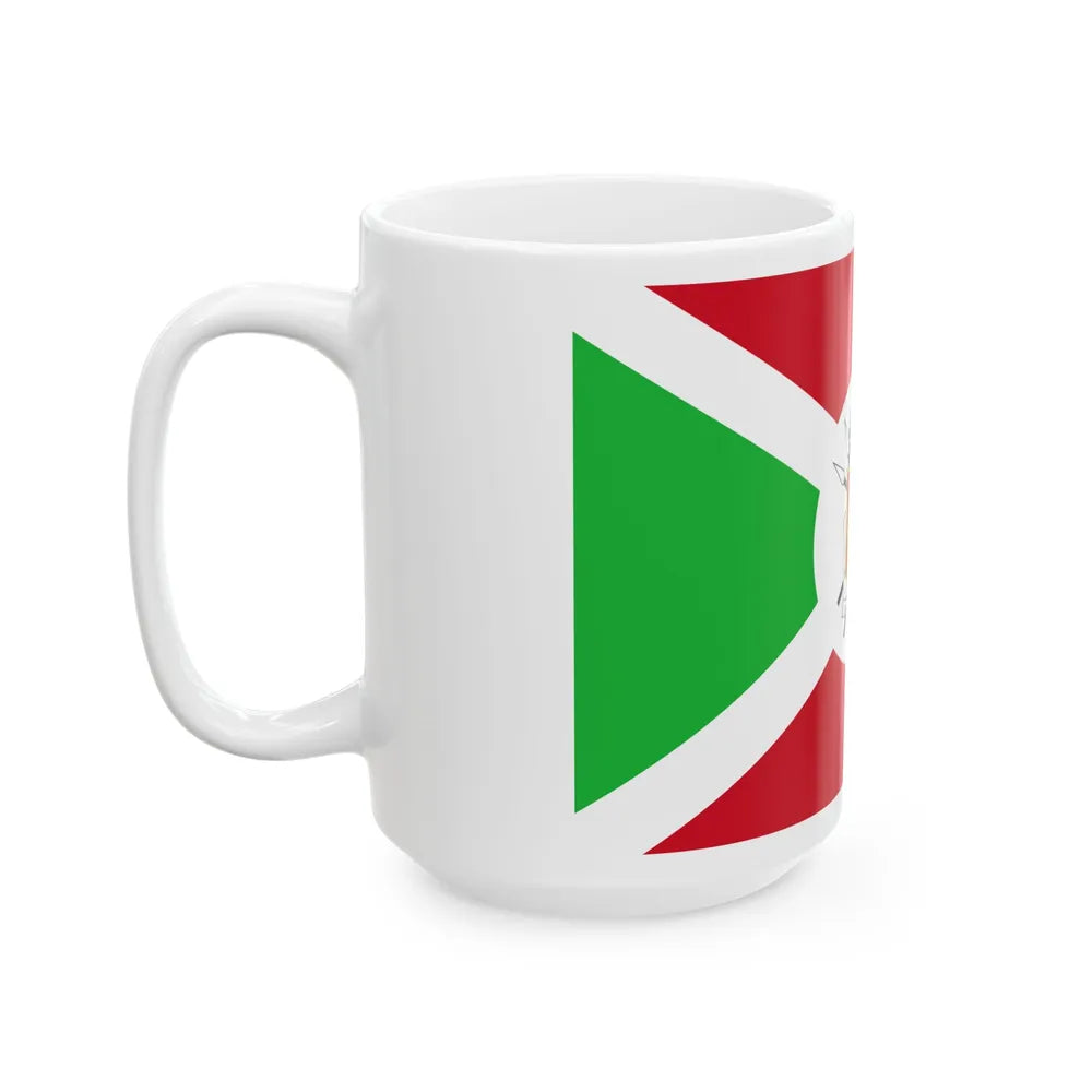Royal Standard of Burundi 1962-1966 (Burundi) White Coffee Mug - Go Mug Yourself