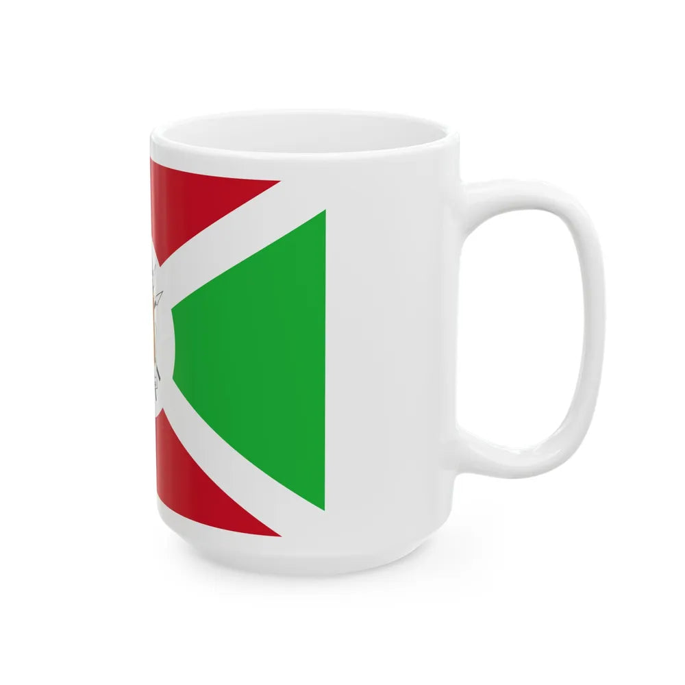 Royal Standard of Burundi 1962-1966 (Burundi) White Coffee Mug - Go Mug Yourself