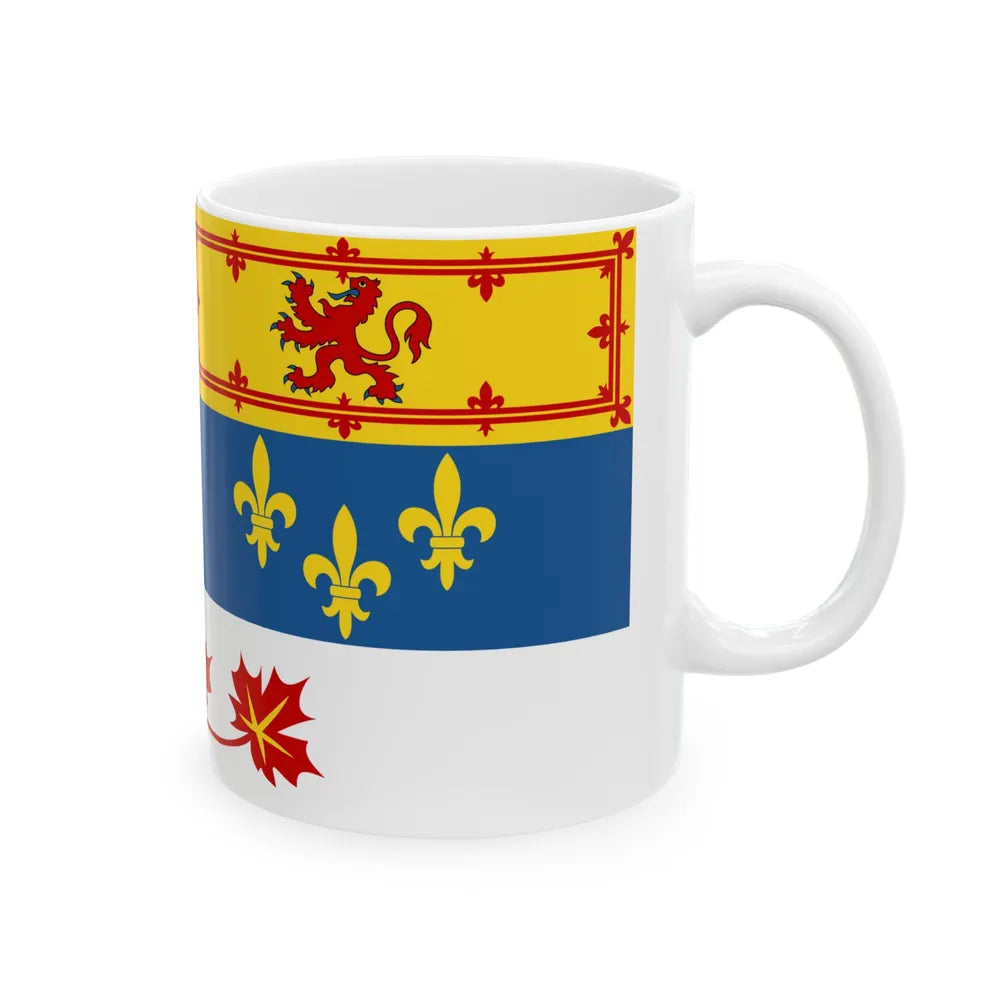 Royal Standard of Canada 1-2 (Canada) White Coffee Mug - Go Mug Yourself