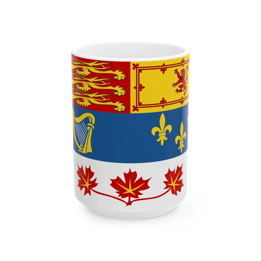Royal Standard of Canada (Canada) White Coffee Mug 15oz - Go Mug Yourself