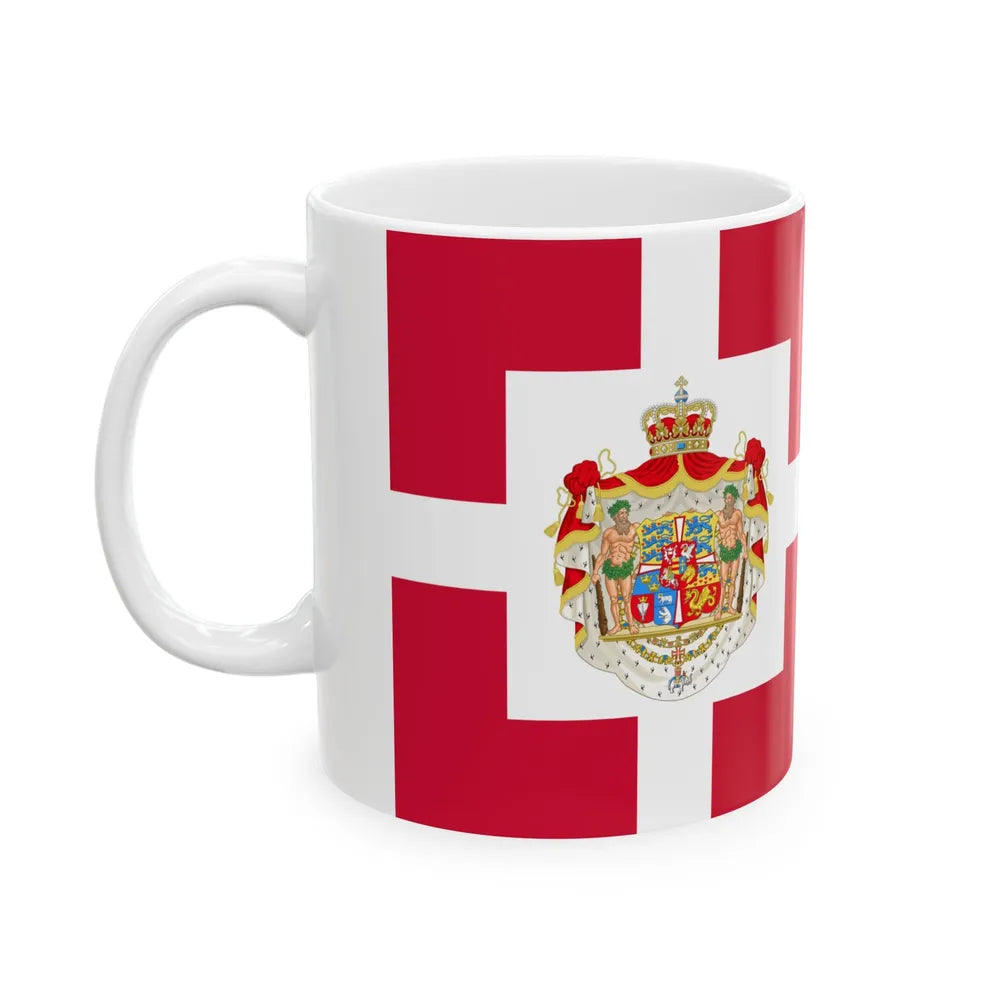Royal Standard of Denmark 1819-1903 (Denmark) White Coffee Mug - Go Mug Yourself