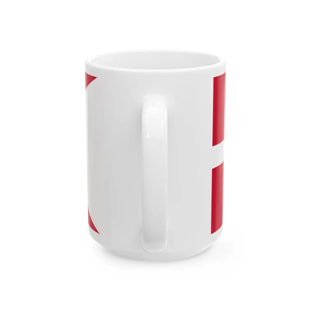 Royal Standard of Denmark 1819-1903 (Denmark) White Coffee Mug - Go Mug Yourself