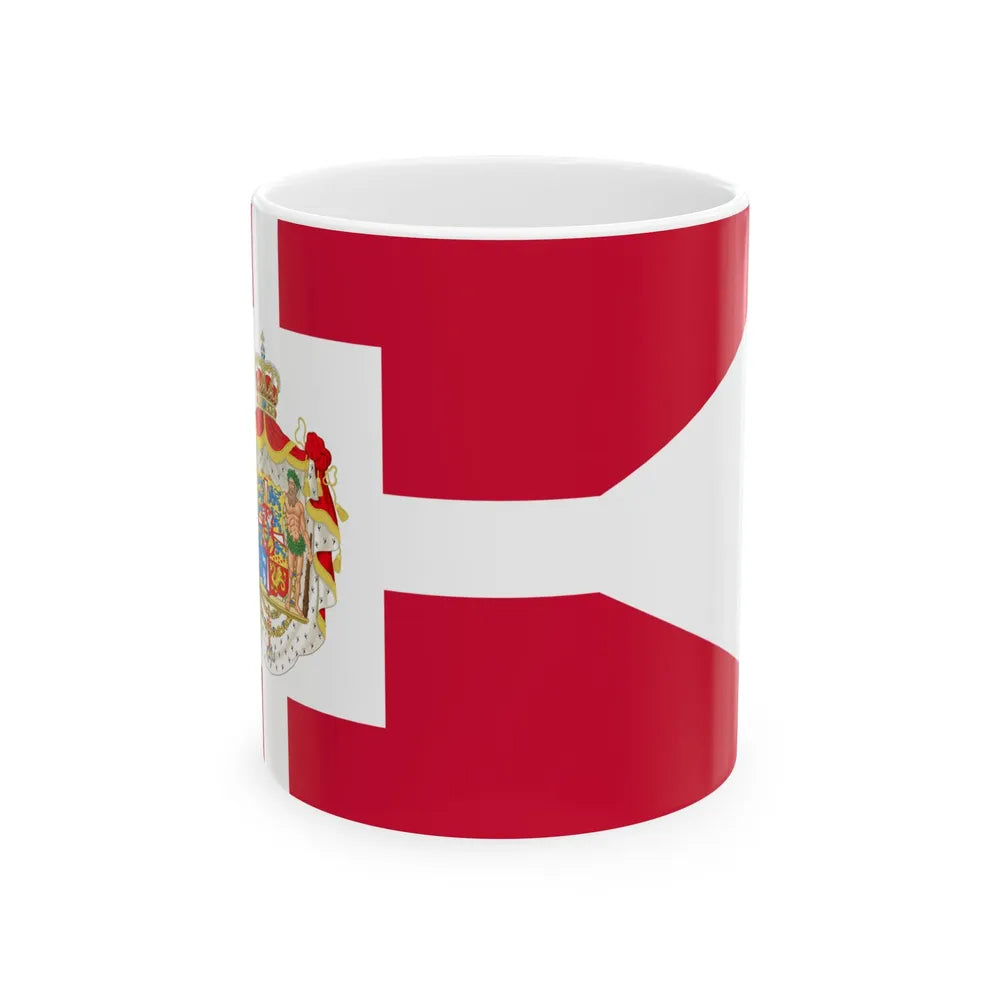 Royal Standard of Denmark 1903-1948 (Denmark) White Coffee Mug 11oz - Go Mug Yourself