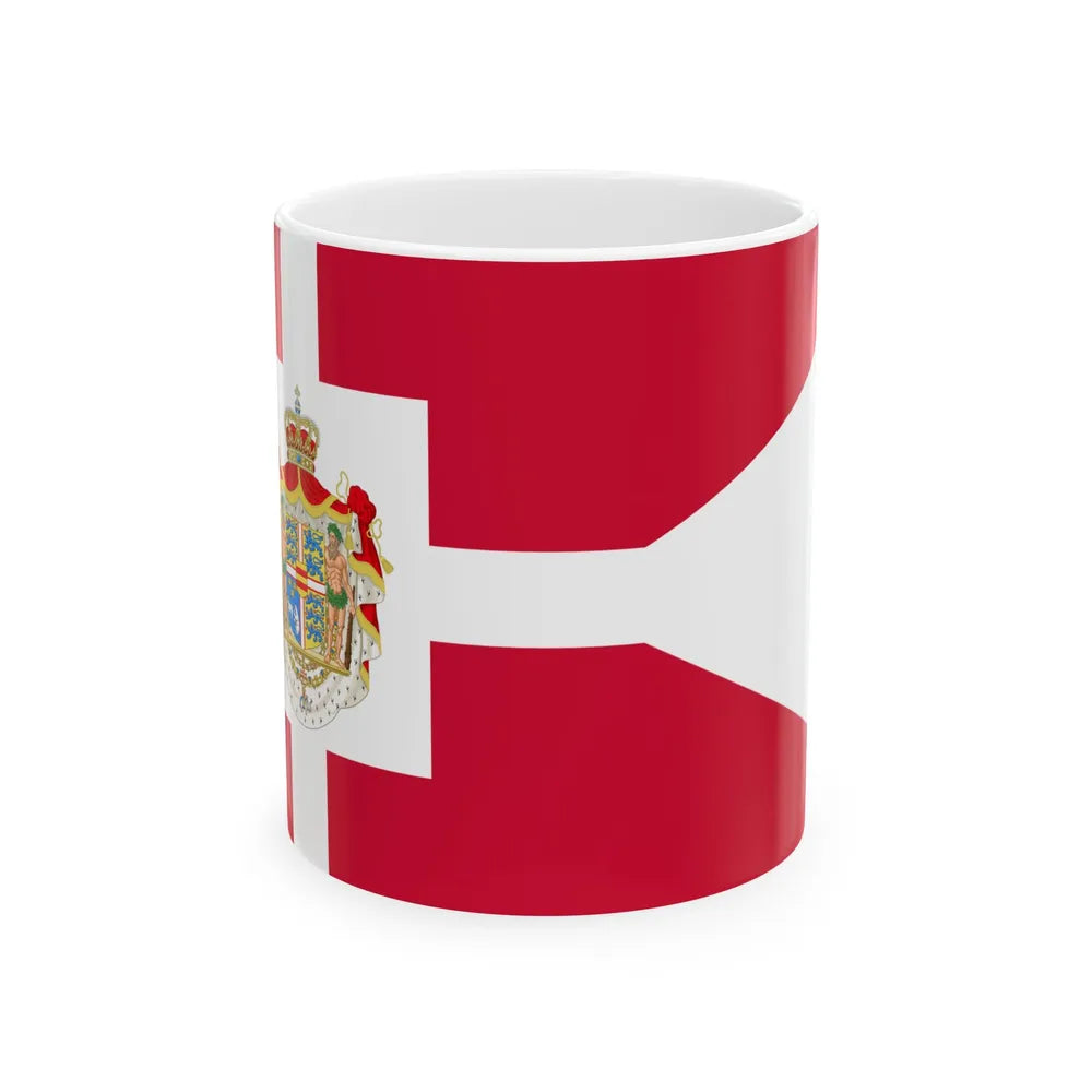 Royal Standard of Denmark 1972-2024 (Denmark) White Coffee Mug 11oz - Go Mug Yourself
