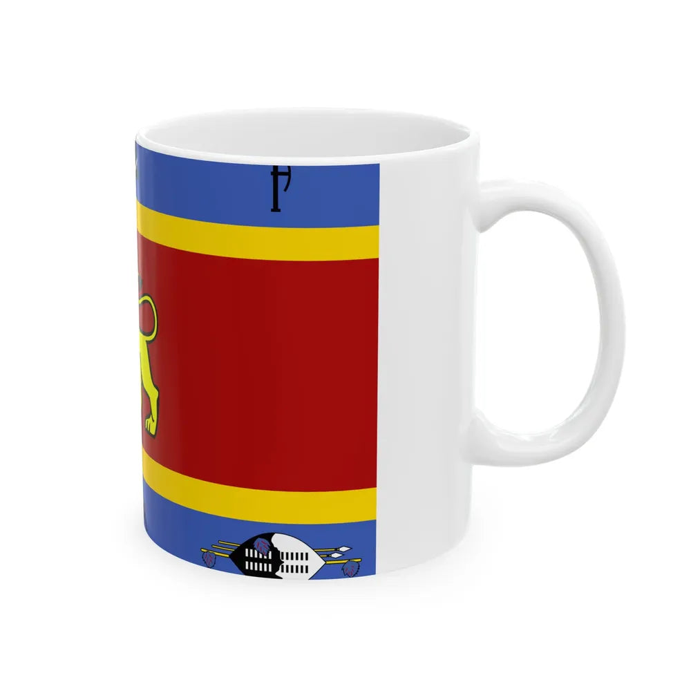Royal Standard of Eswatini (Eswatini) White Coffee Mug - Go Mug Yourself