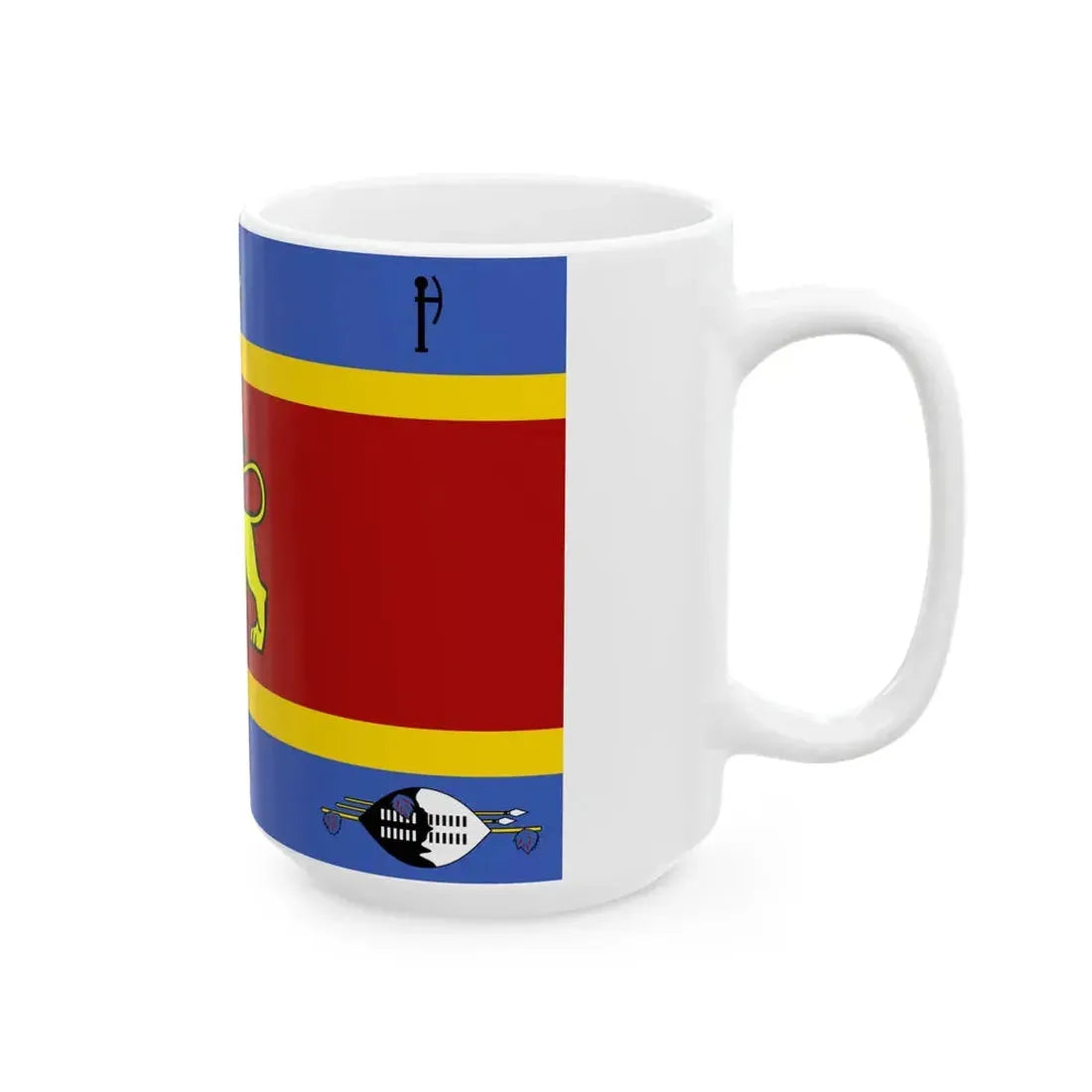 Royal Standard of Eswatini (Eswatini) White Coffee Mug - Go Mug Yourself
