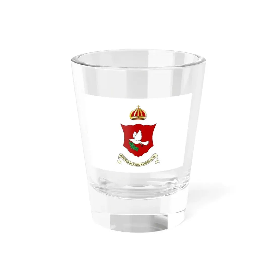Royal Standard of Fiji 1871-1874 (Fiji) Shot Glass 1.5oz 1.5oz - Go Mug Yourself
