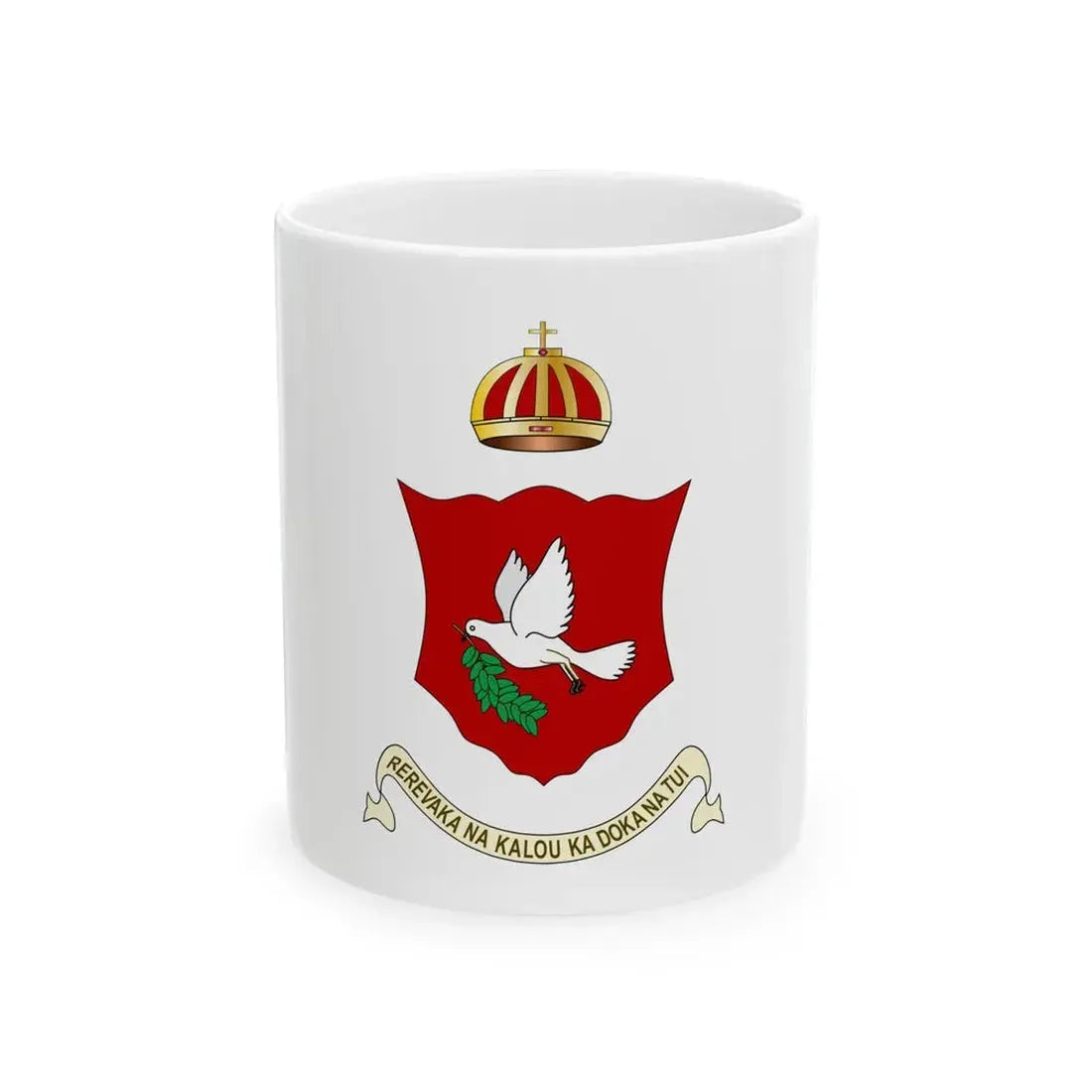 Royal Standard of Fiji 1871-1874 (Fiji) White Coffee Mug 11oz - Go Mug Yourself