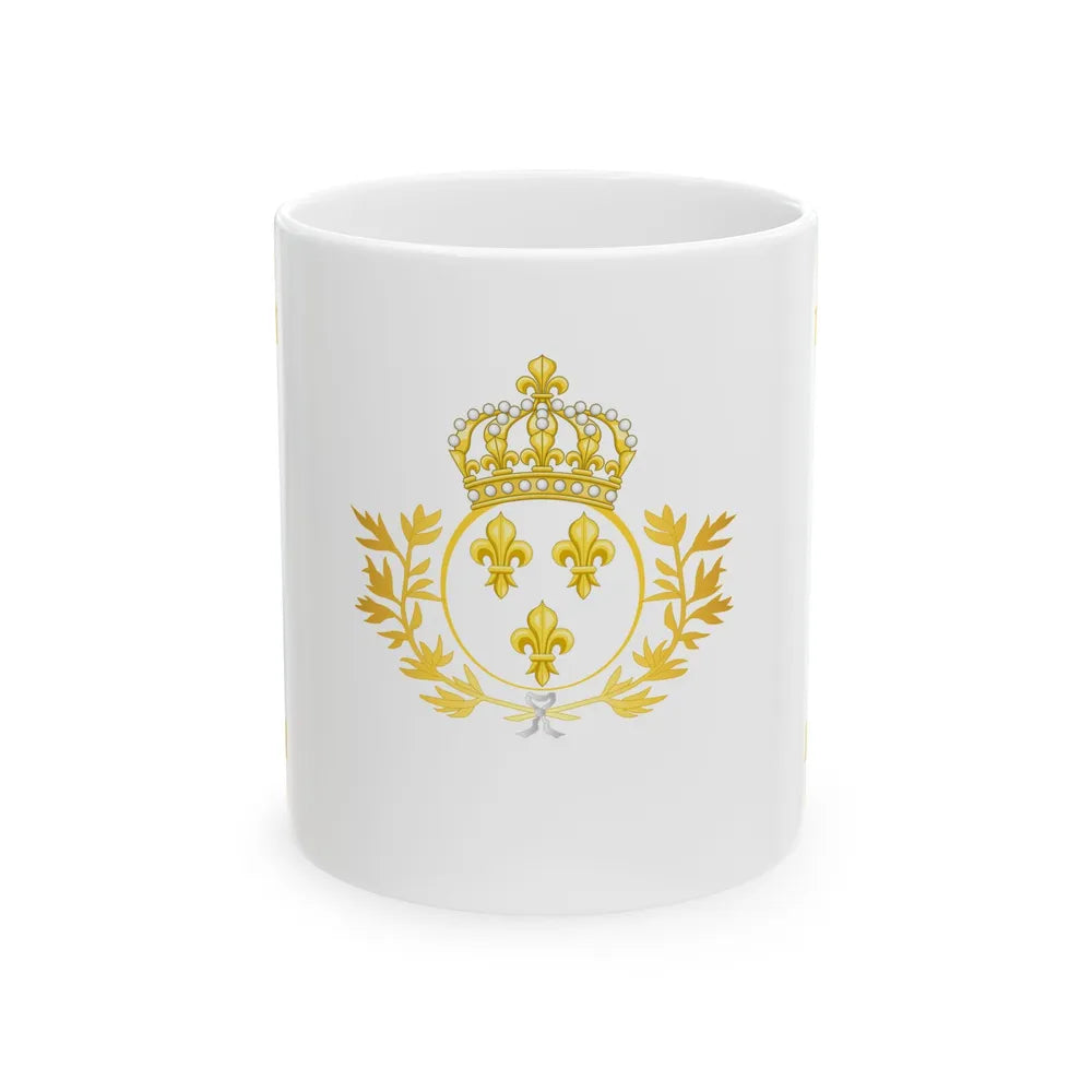 Royal Standard of France 1814-1830 - type 2 (France) White Coffee Mug 11oz - Go Mug Yourself